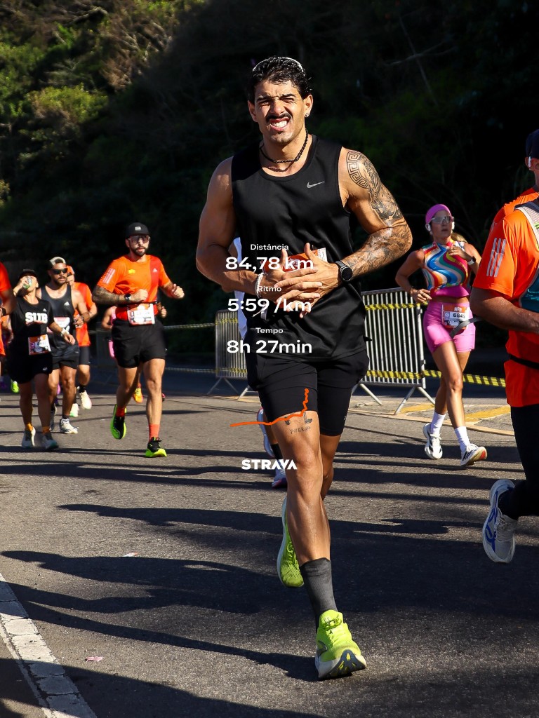 Ultra RJ — 84,78 km — atividade Strava de Fernando Naves